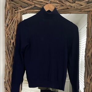 H&M classic navy turtle neck.